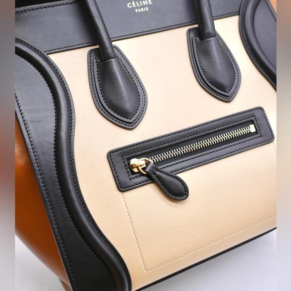 🍓CELINE Luggage Tricolor - Picture 13 of 16
